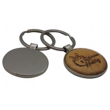 Siberian Husky Wood & Silver Personalised Keyring Siberian Husky Wood & Silver Personalised Keyring